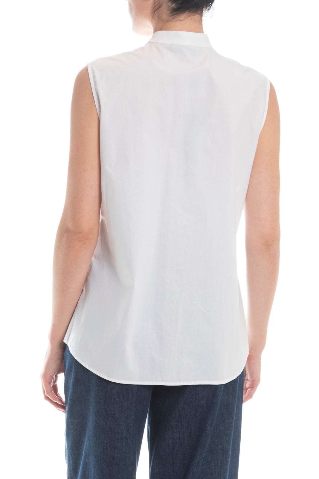 GATTINONI - BLUSA CON COLLO COREANA