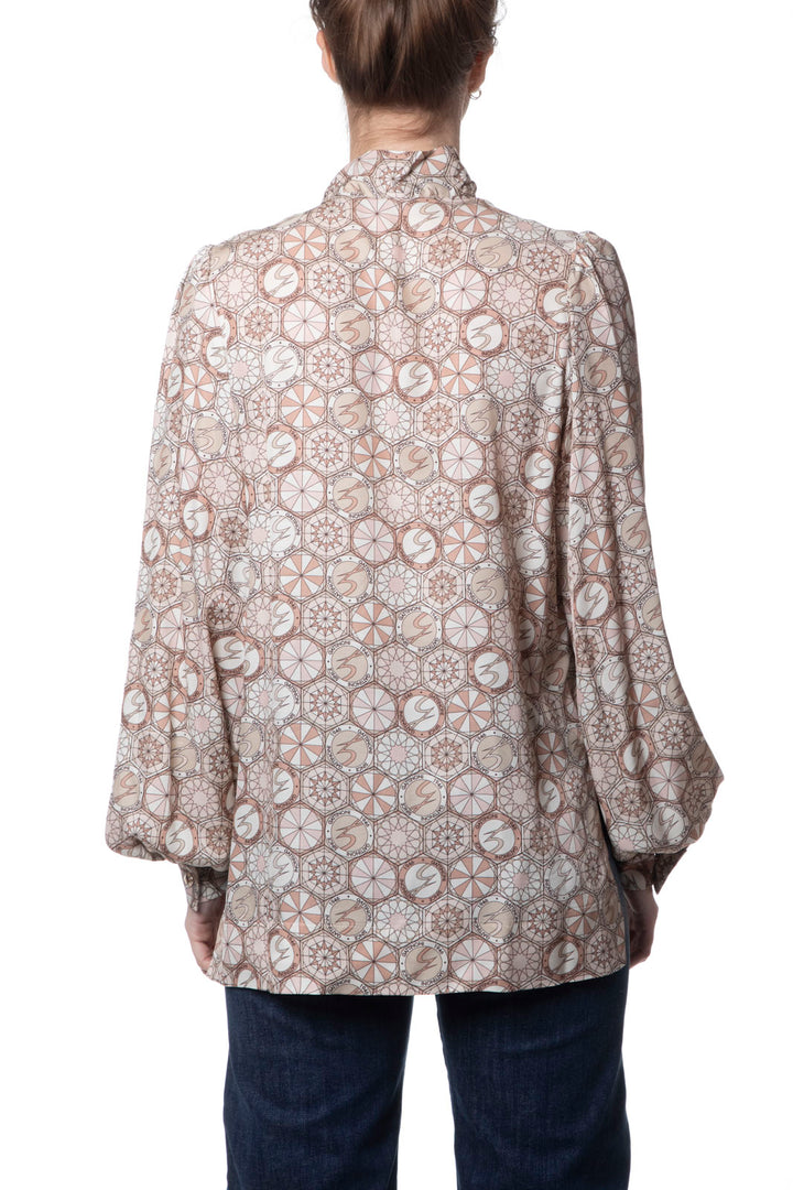 GATTINONI - BLUSA CON SCIARPINA