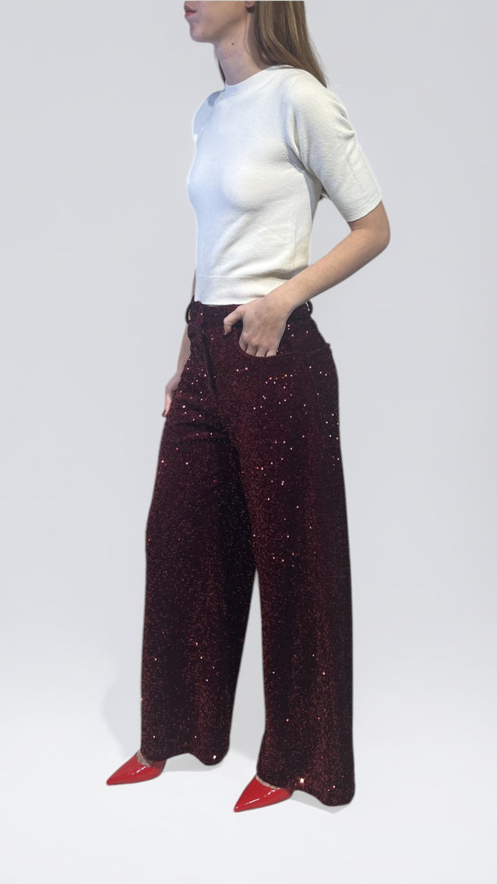 TENSIONE IN -  PANTALONI IN PAILLETTES